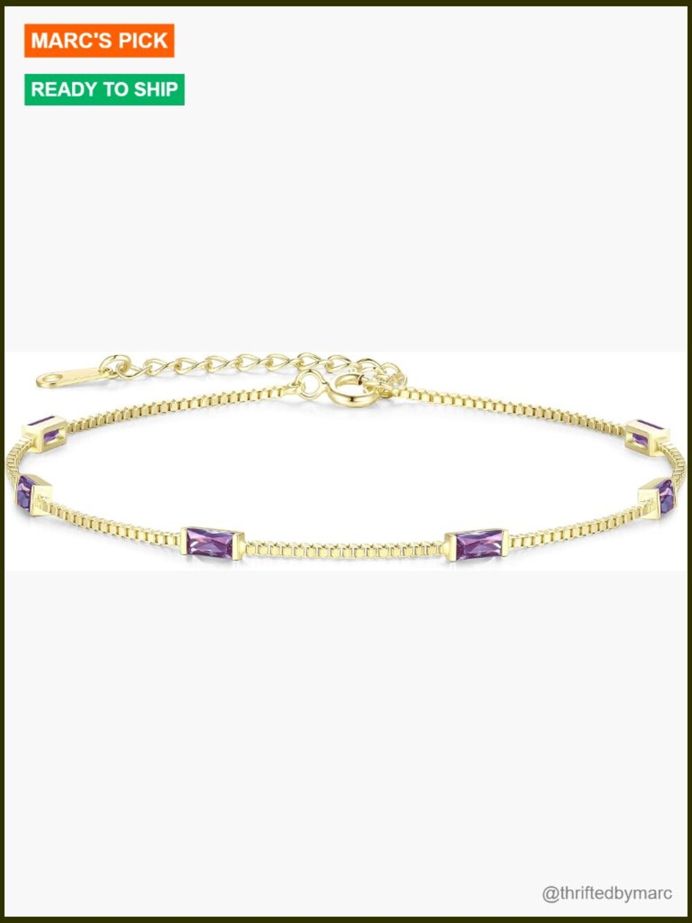 925 Sterling Silver Charm Link Bracelet for Women